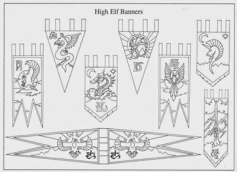 High Elf Banners 5th Ed. Army Book 1993